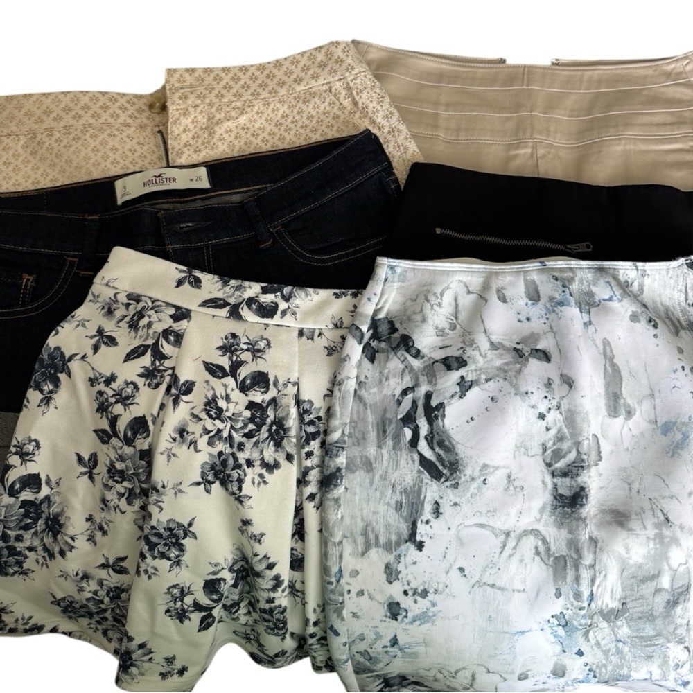 Multiple Shorts and Skirts
